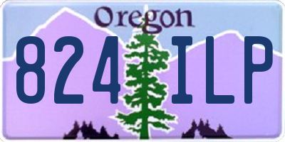 OR license plate 824ILP