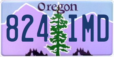 OR license plate 824IMD