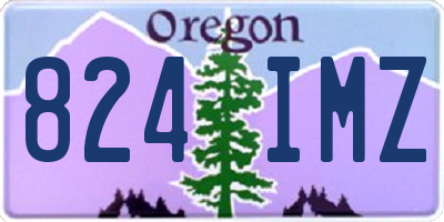 OR license plate 824IMZ