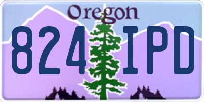 OR license plate 824IPD