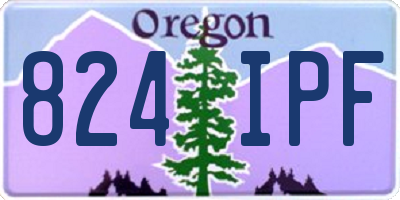 OR license plate 824IPF