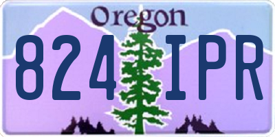 OR license plate 824IPR