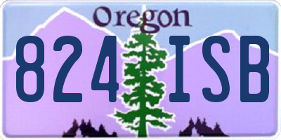 OR license plate 824ISB