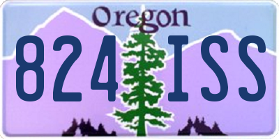 OR license plate 824ISS