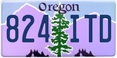 OR license plate 824ITD