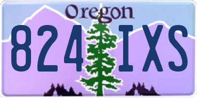OR license plate 824IXS