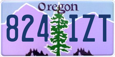OR license plate 824IZT