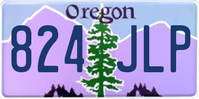 OR license plate 824JLP