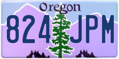 OR license plate 824JPM