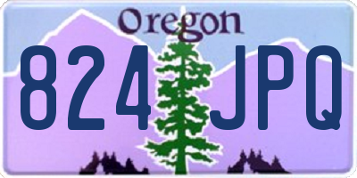 OR license plate 824JPQ