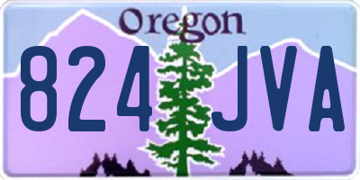 OR license plate 824JVA