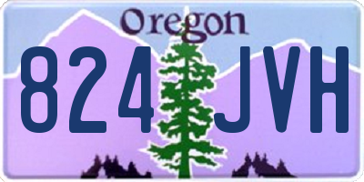OR license plate 824JVH