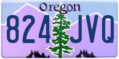 OR license plate 824JVQ