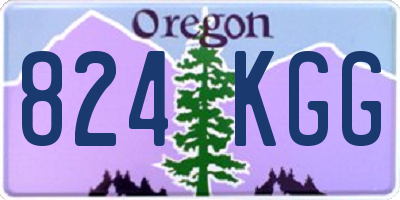 OR license plate 824KGG