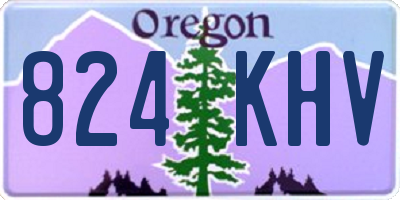 OR license plate 824KHV