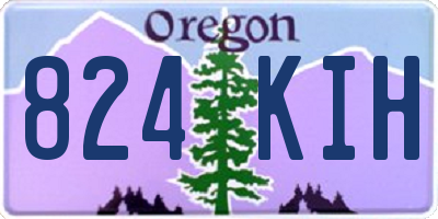 OR license plate 824KIH