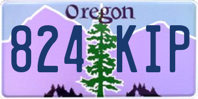 OR license plate 824KIP