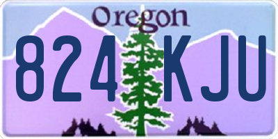 OR license plate 824KJU