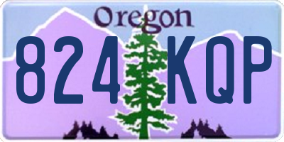 OR license plate 824KQP