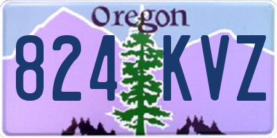 OR license plate 824KVZ