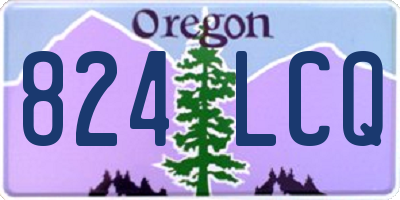 OR license plate 824LCQ