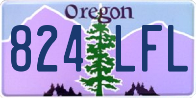 OR license plate 824LFL