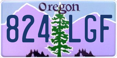 OR license plate 824LGF