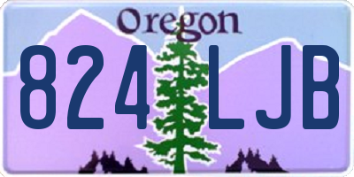 OR license plate 824LJB