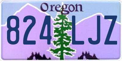 OR license plate 824LJZ