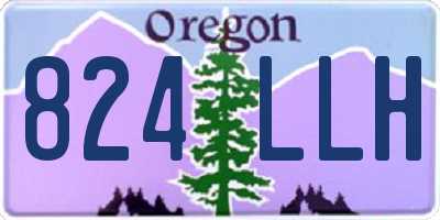 OR license plate 824LLH