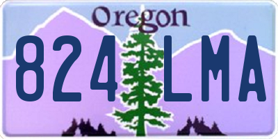 OR license plate 824LMA