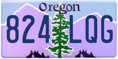 OR license plate 824LQG