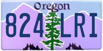OR license plate 824LRI
