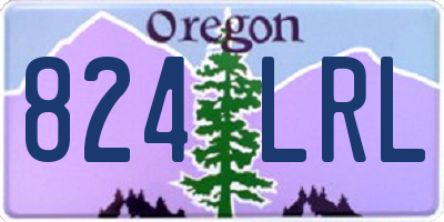 OR license plate 824LRL