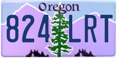 OR license plate 824LRT
