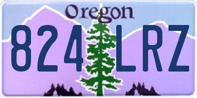 OR license plate 824LRZ