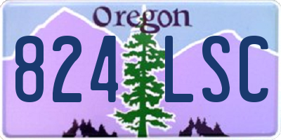 OR license plate 824LSC