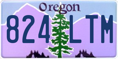 OR license plate 824LTM