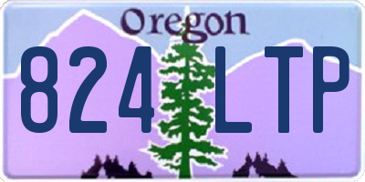 OR license plate 824LTP