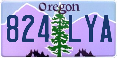 OR license plate 824LYA