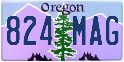 OR license plate 824MAG