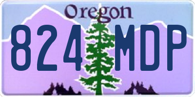 OR license plate 824MDP