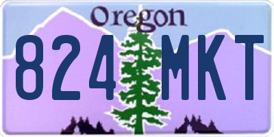 OR license plate 824MKT