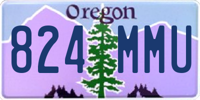 OR license plate 824MMU