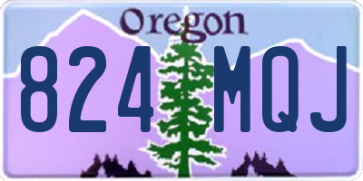 OR license plate 824MQJ