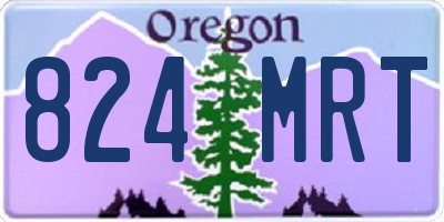 OR license plate 824MRT