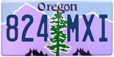 OR license plate 824MXI