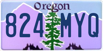 OR license plate 824MYQ