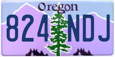 OR license plate 824NDJ