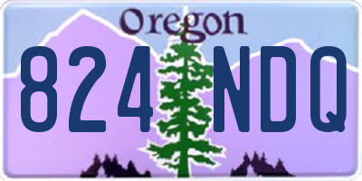OR license plate 824NDQ